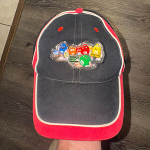 M&M's Racing Black Red Mesh Back Hat One Size